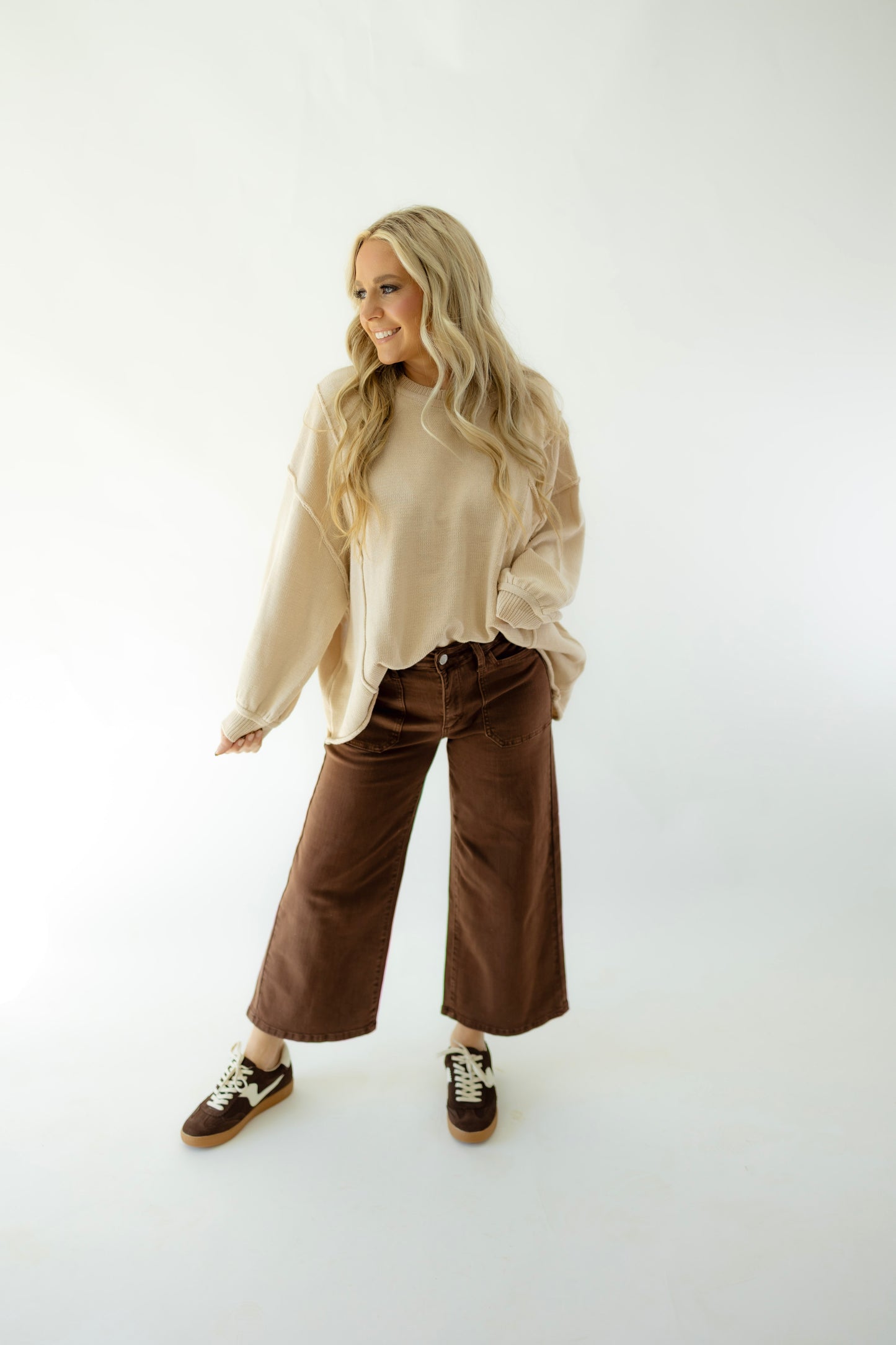 Taupe Over Size Sweater