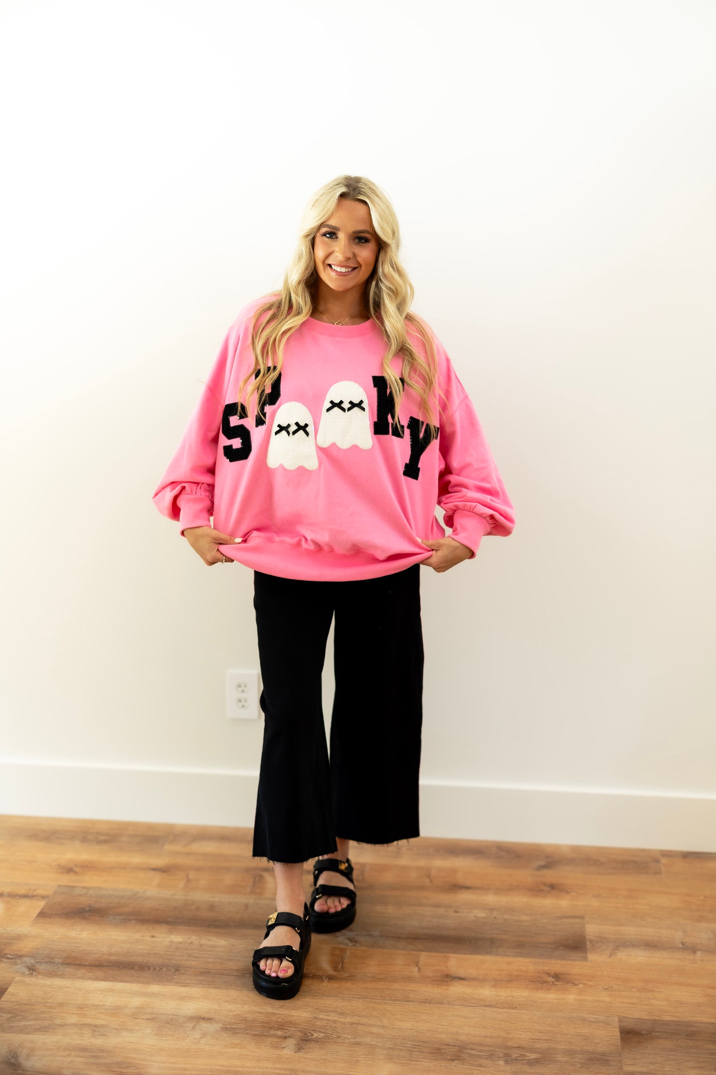 Spooky Bow Ghost Sweatshirt