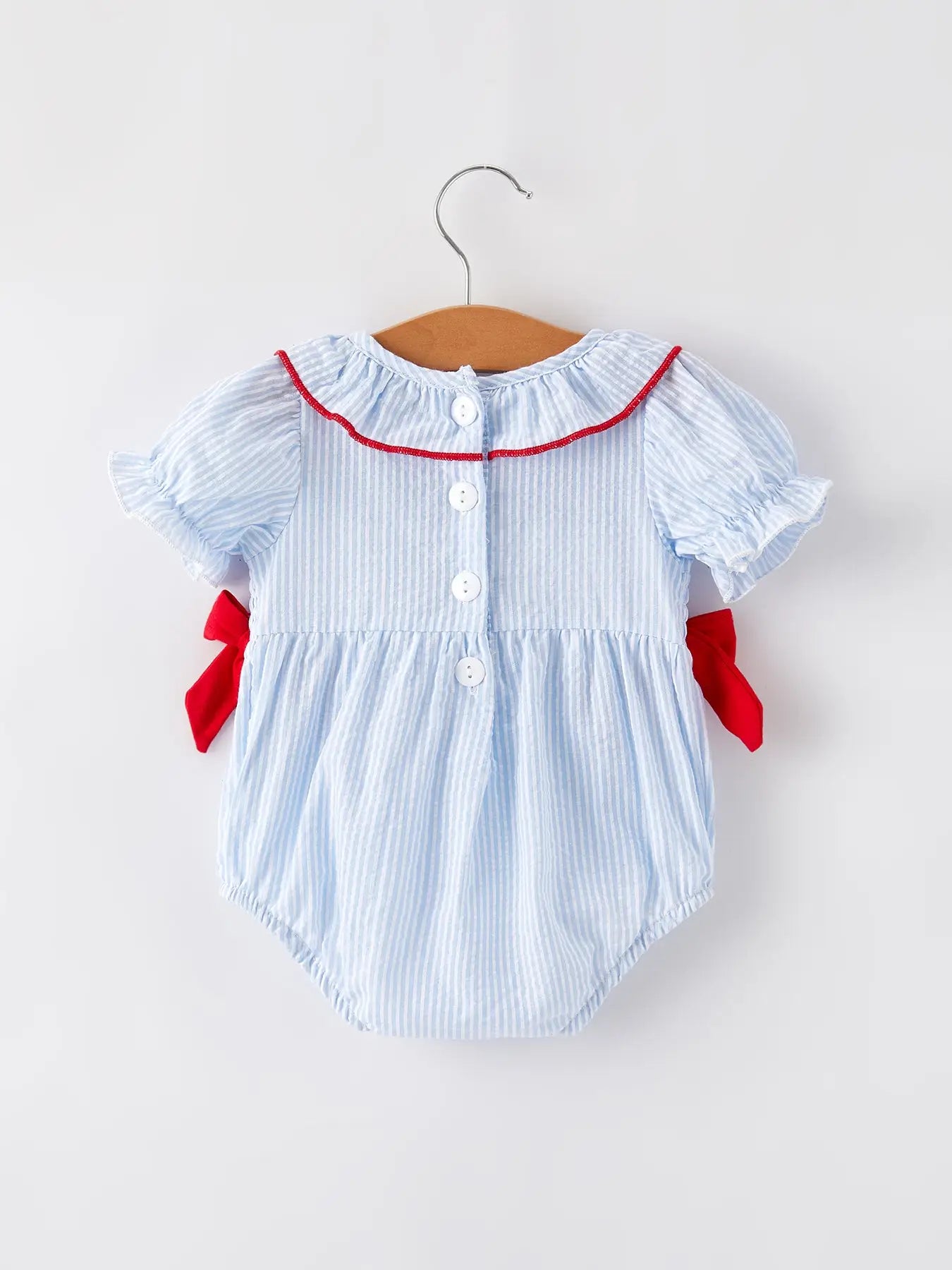 4th of July Smocking Star Romper