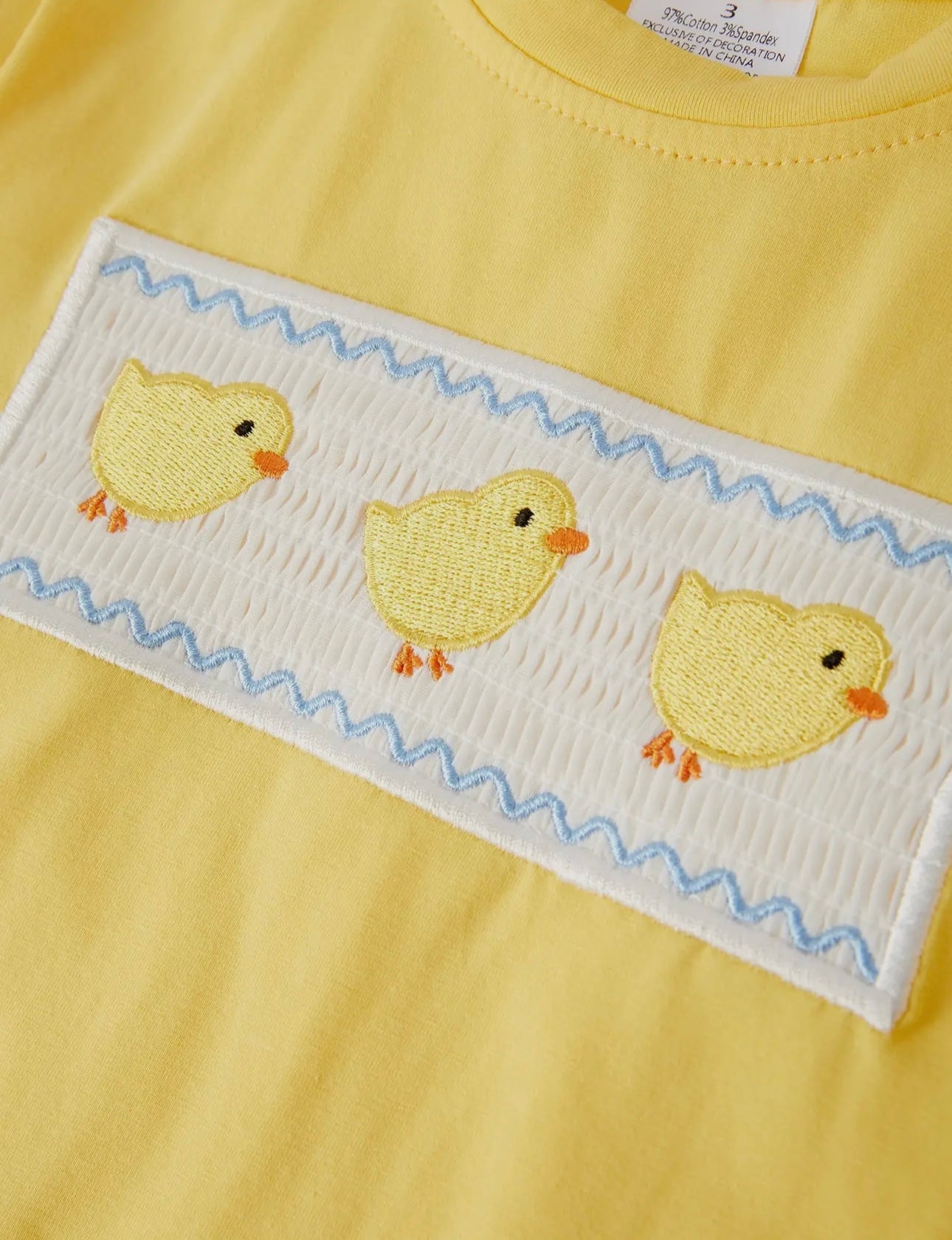 Spring and Summer Chicken Embroidery Short Sleeve Shorts Boy Set