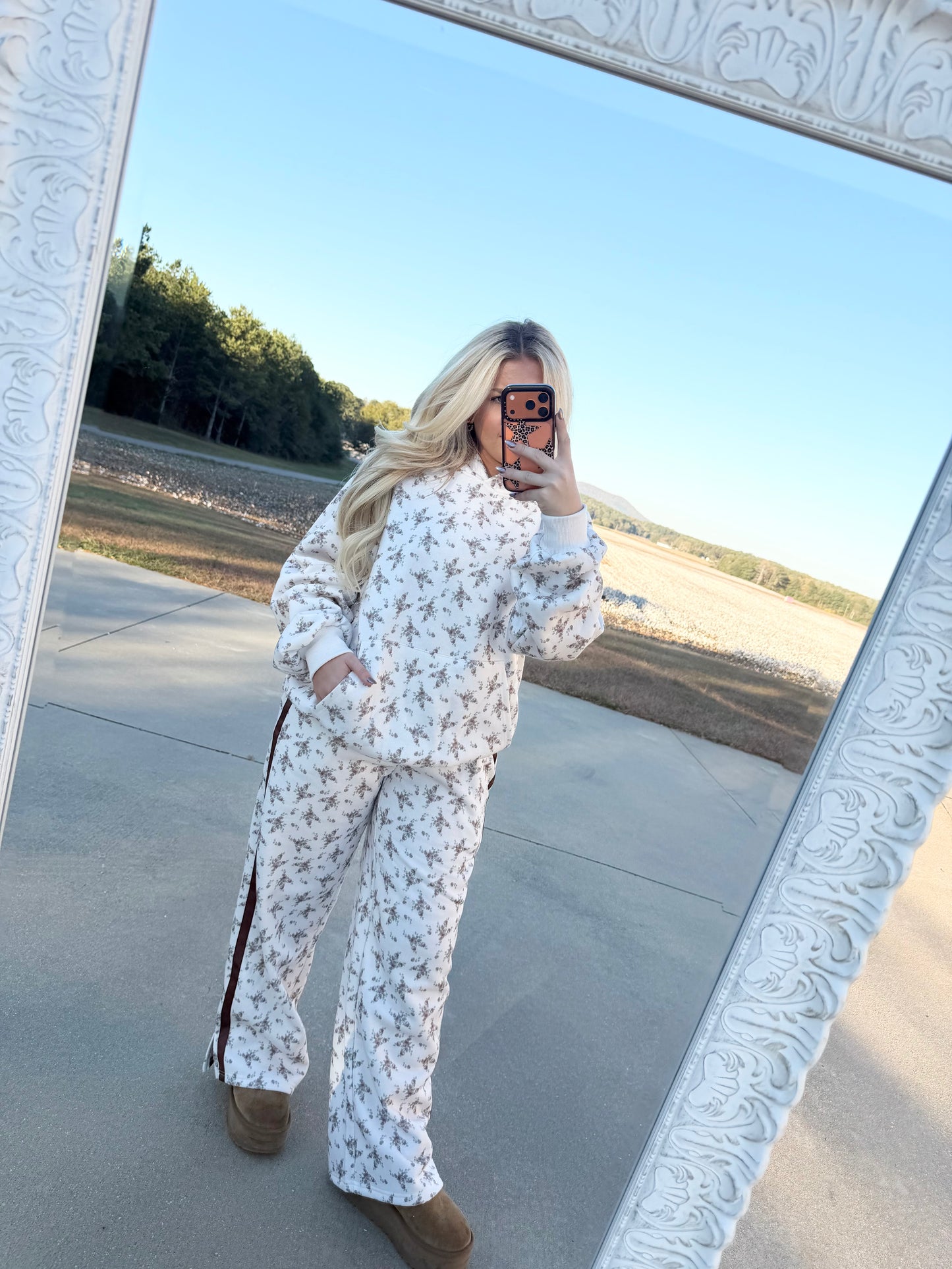 Floral Fall Sweat Set