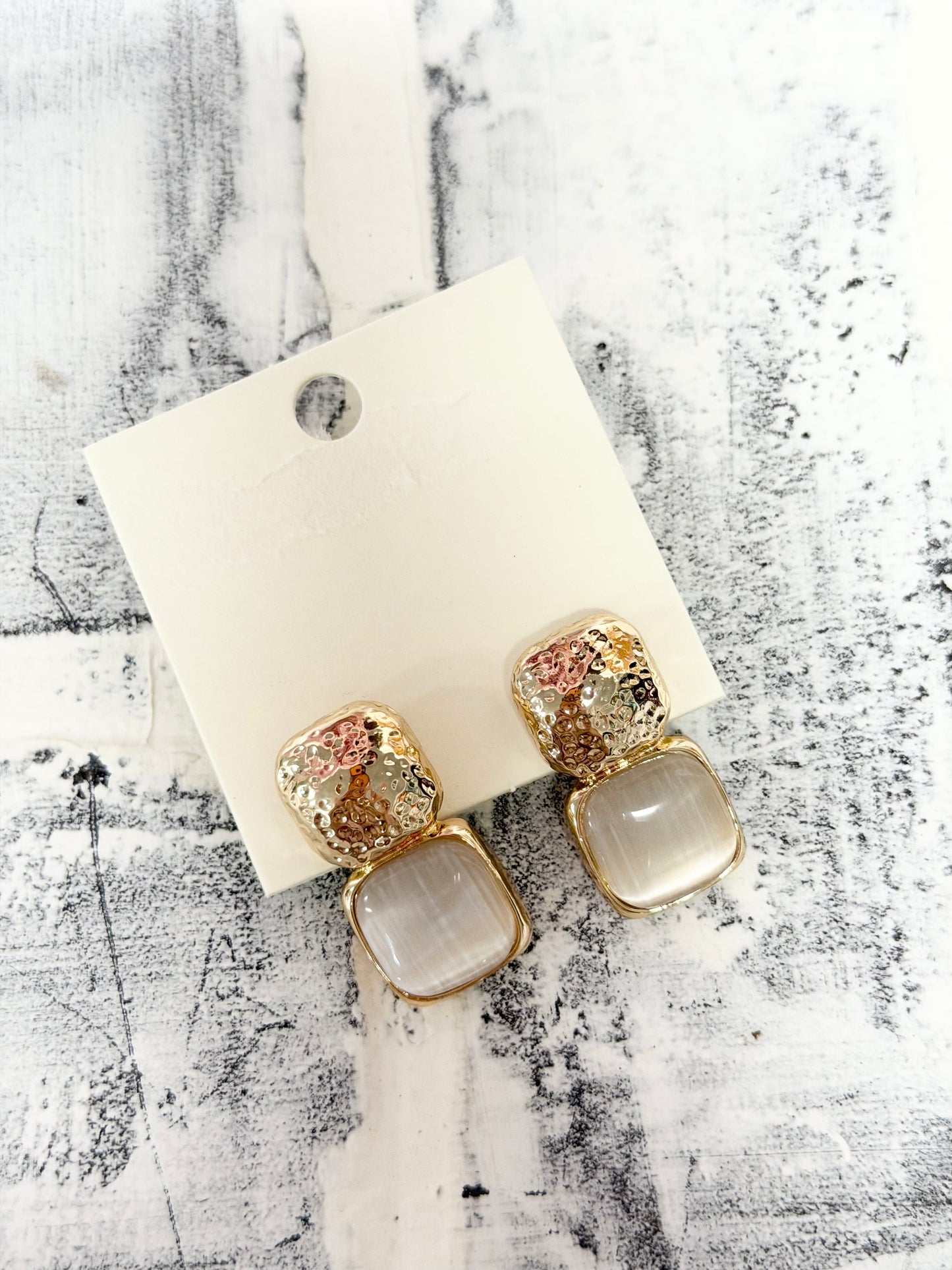 Small Square Earrings