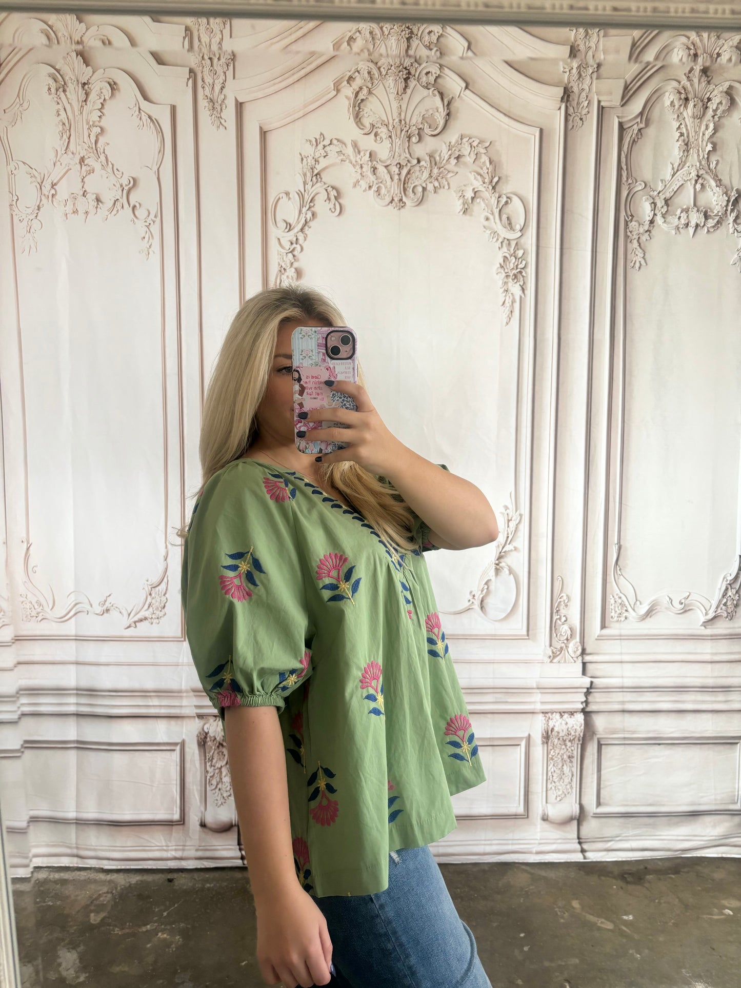 Sage Green Top