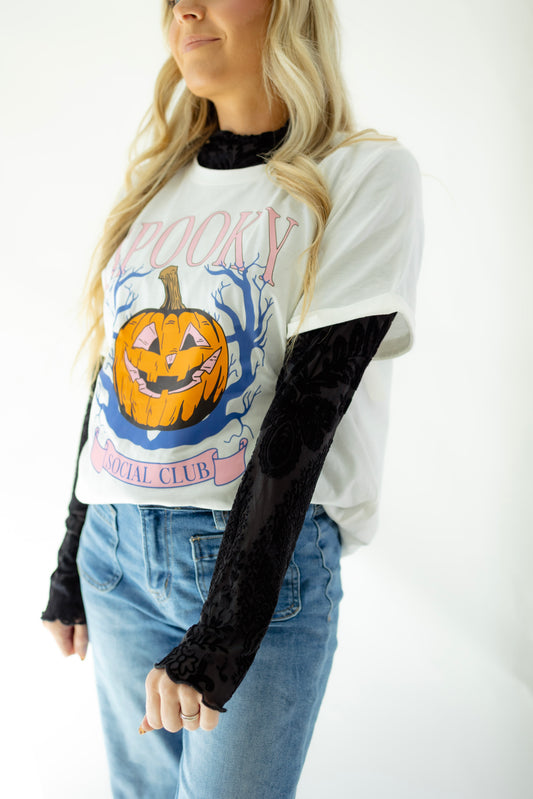 Black Velvet Long Sleeve