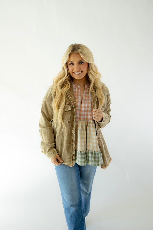 Corduroy Button Down Jacket