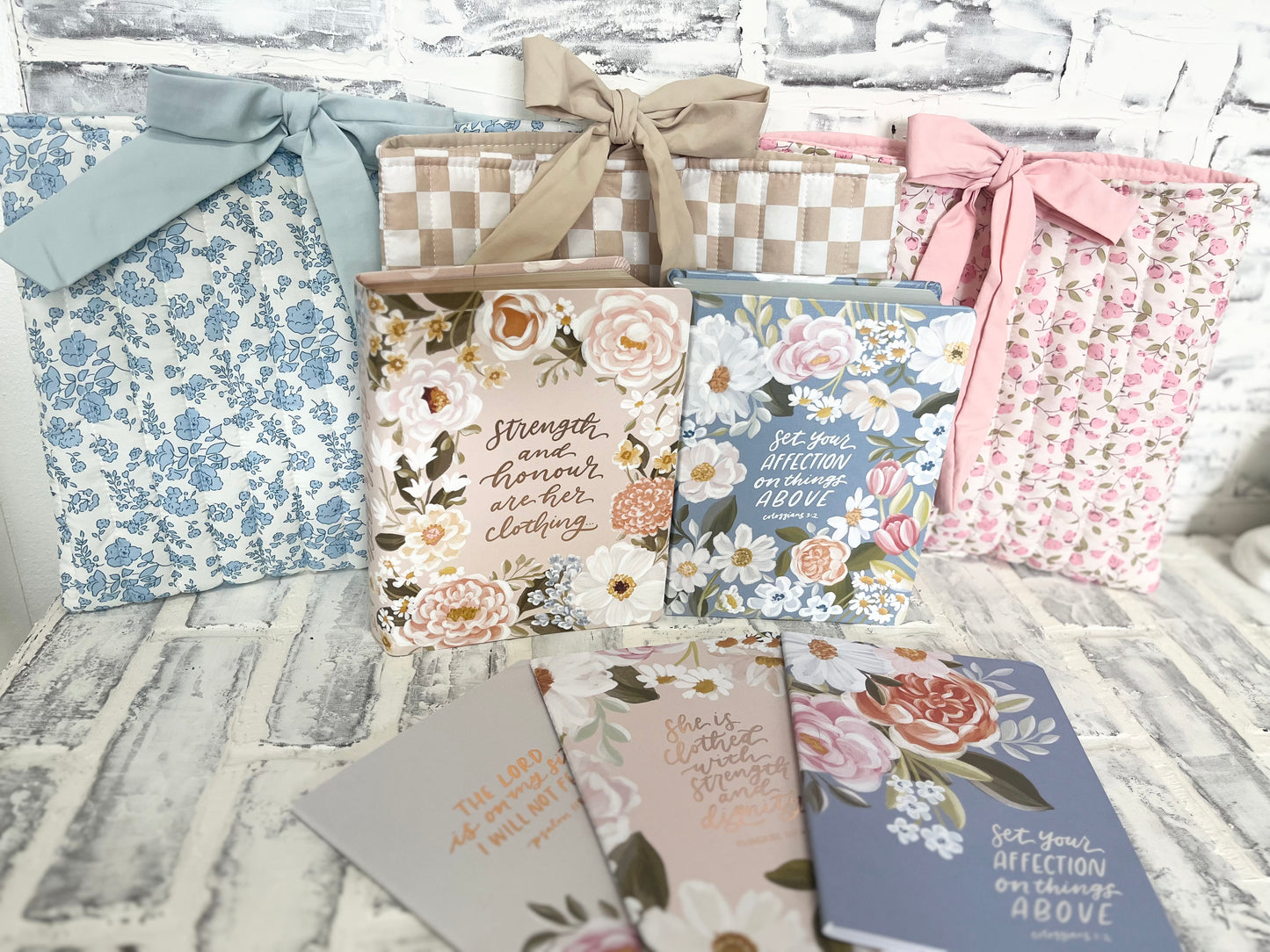 Pink Floral Bible Cover