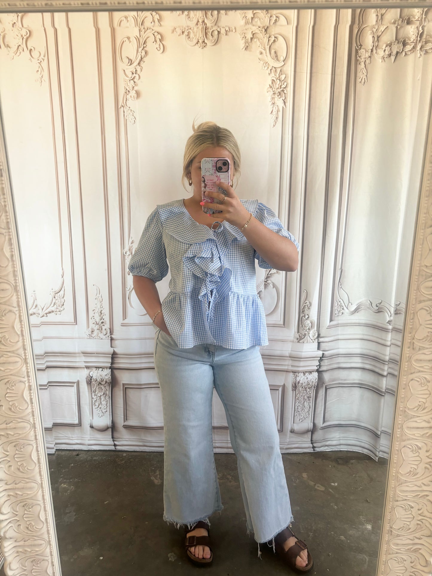 Vervet High Rise Wide Leg Jeans