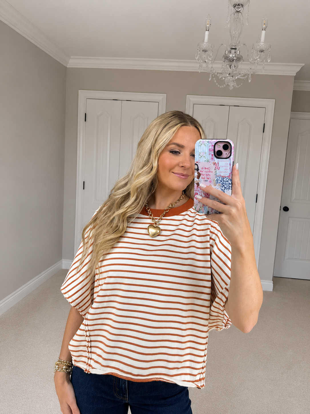 Striped Round Neck Tee