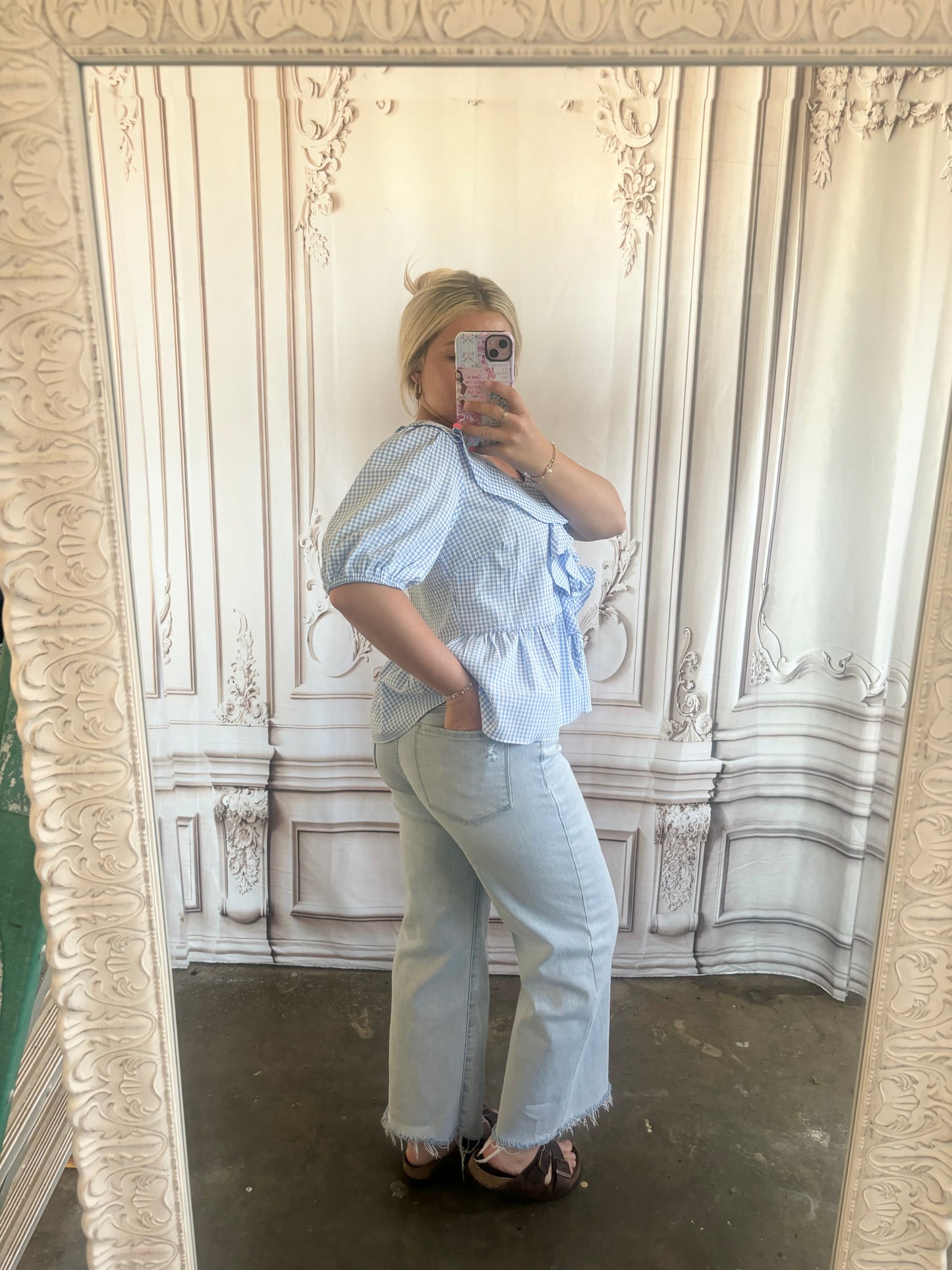 Vervet High Rise Wide Leg Jeans