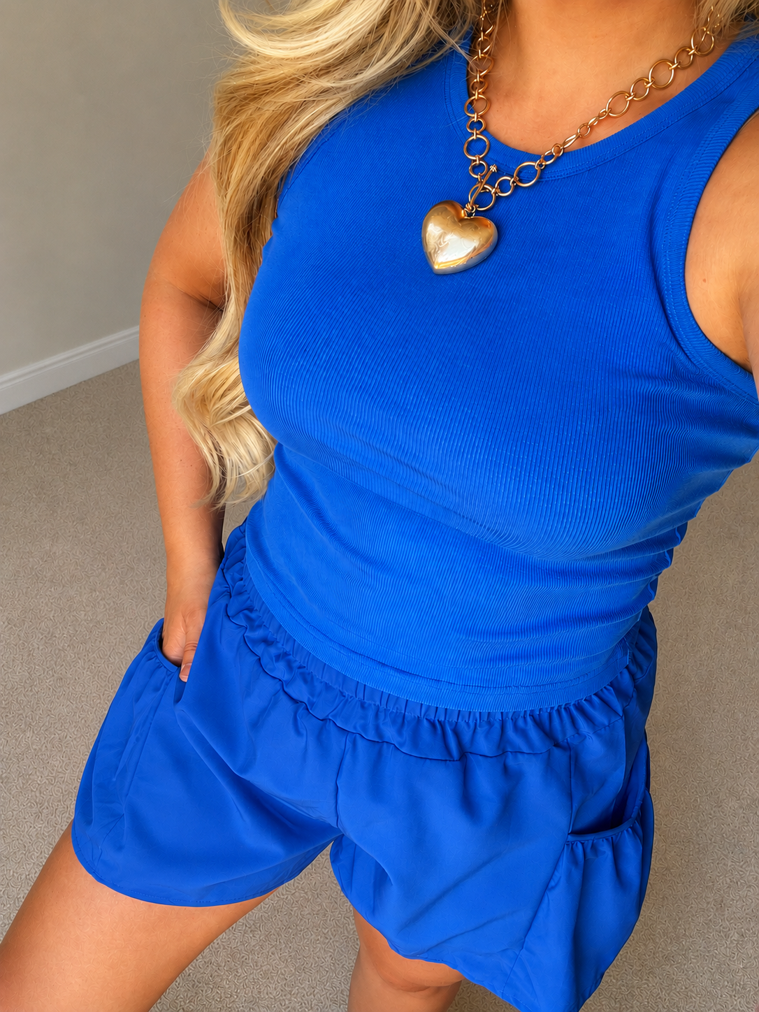 Tank and Pocketed Short Set