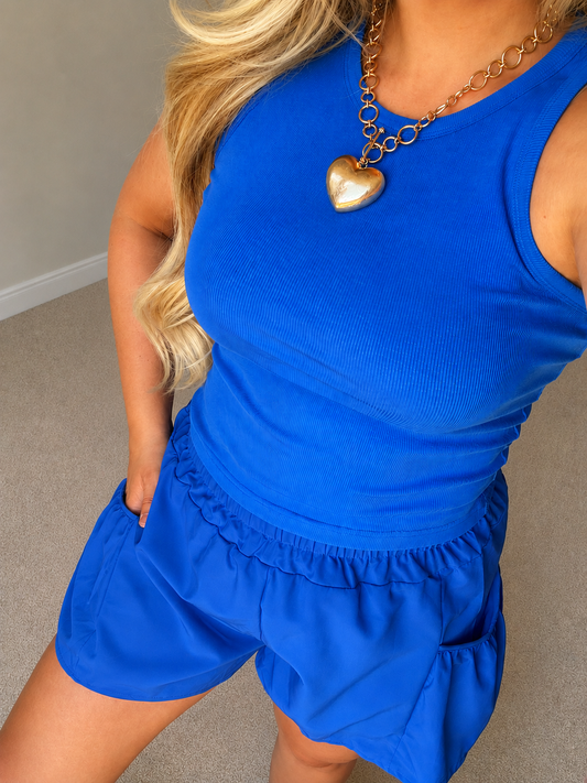 Tank and Pocketed Short Set