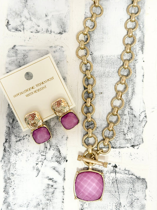 Small Square Earrings