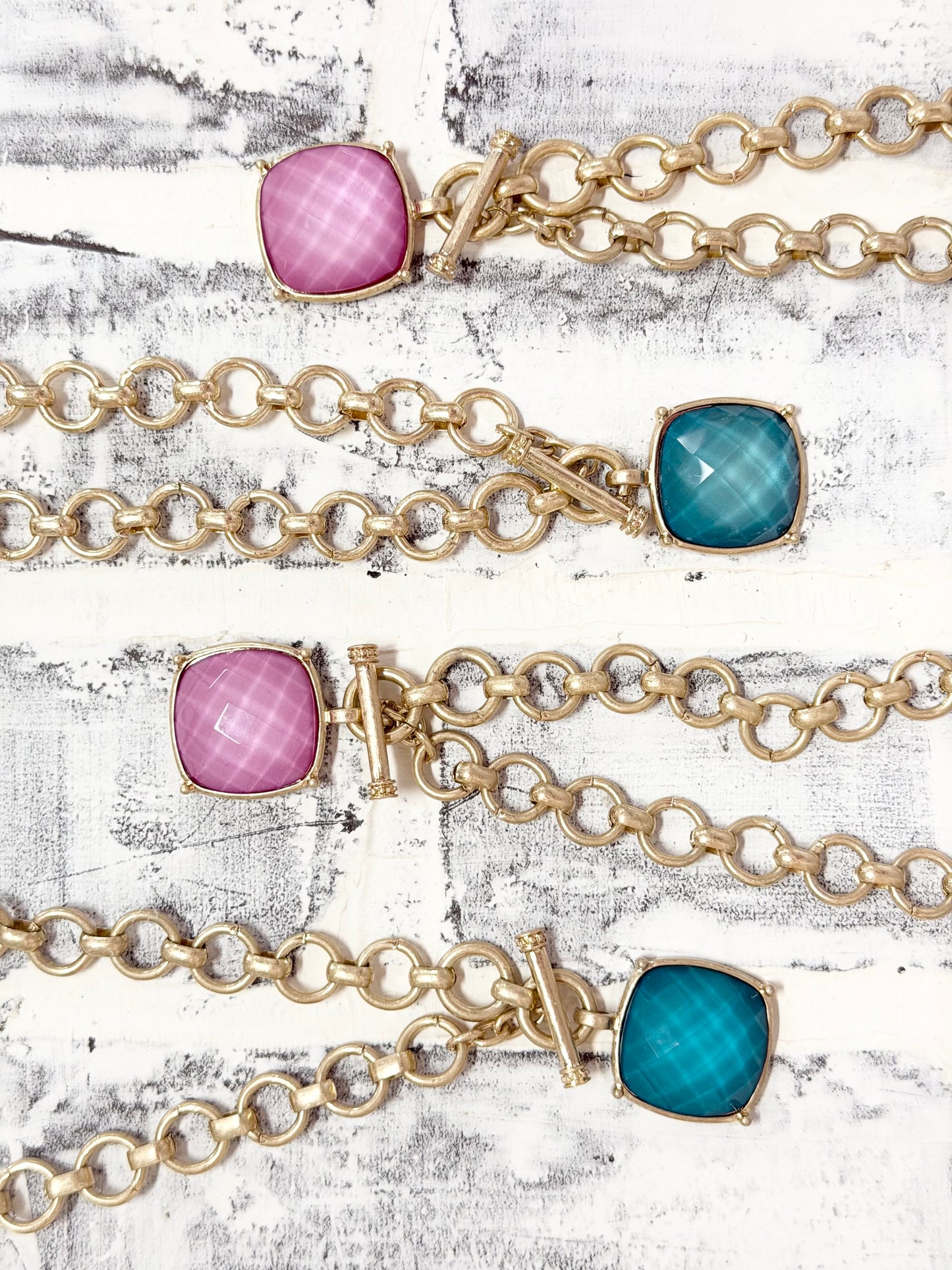 Squared Pendant Necklace