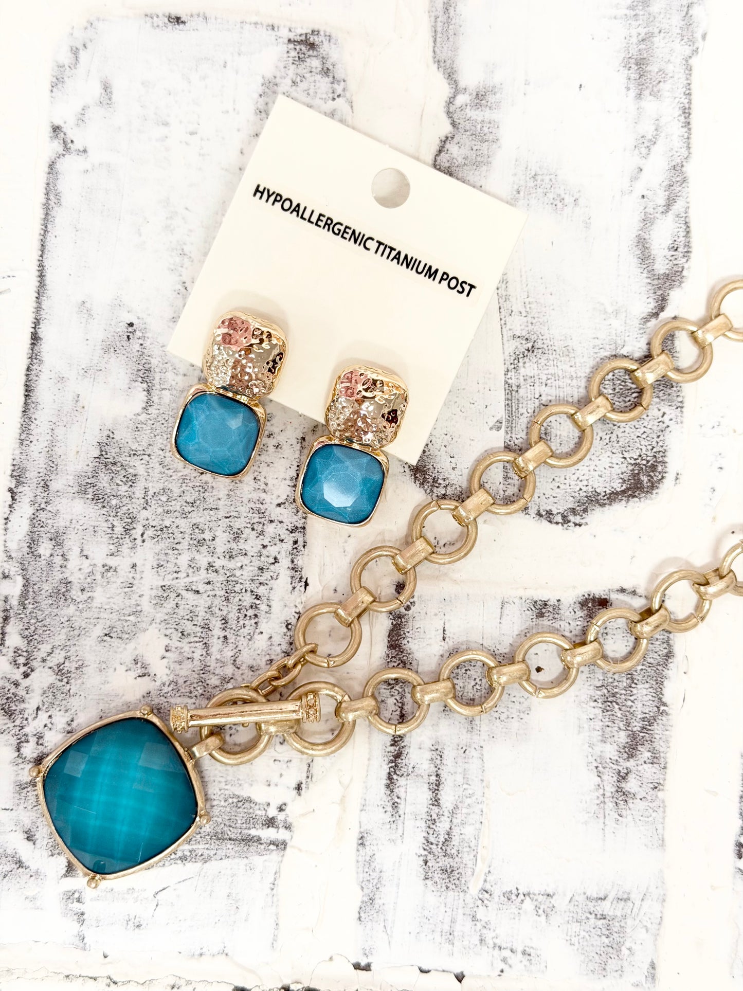 Small Square Earrings