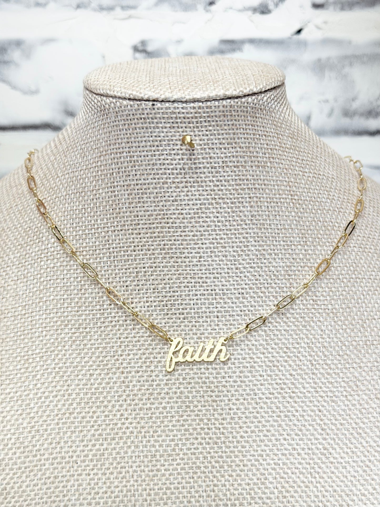 16" Faith Necklace
