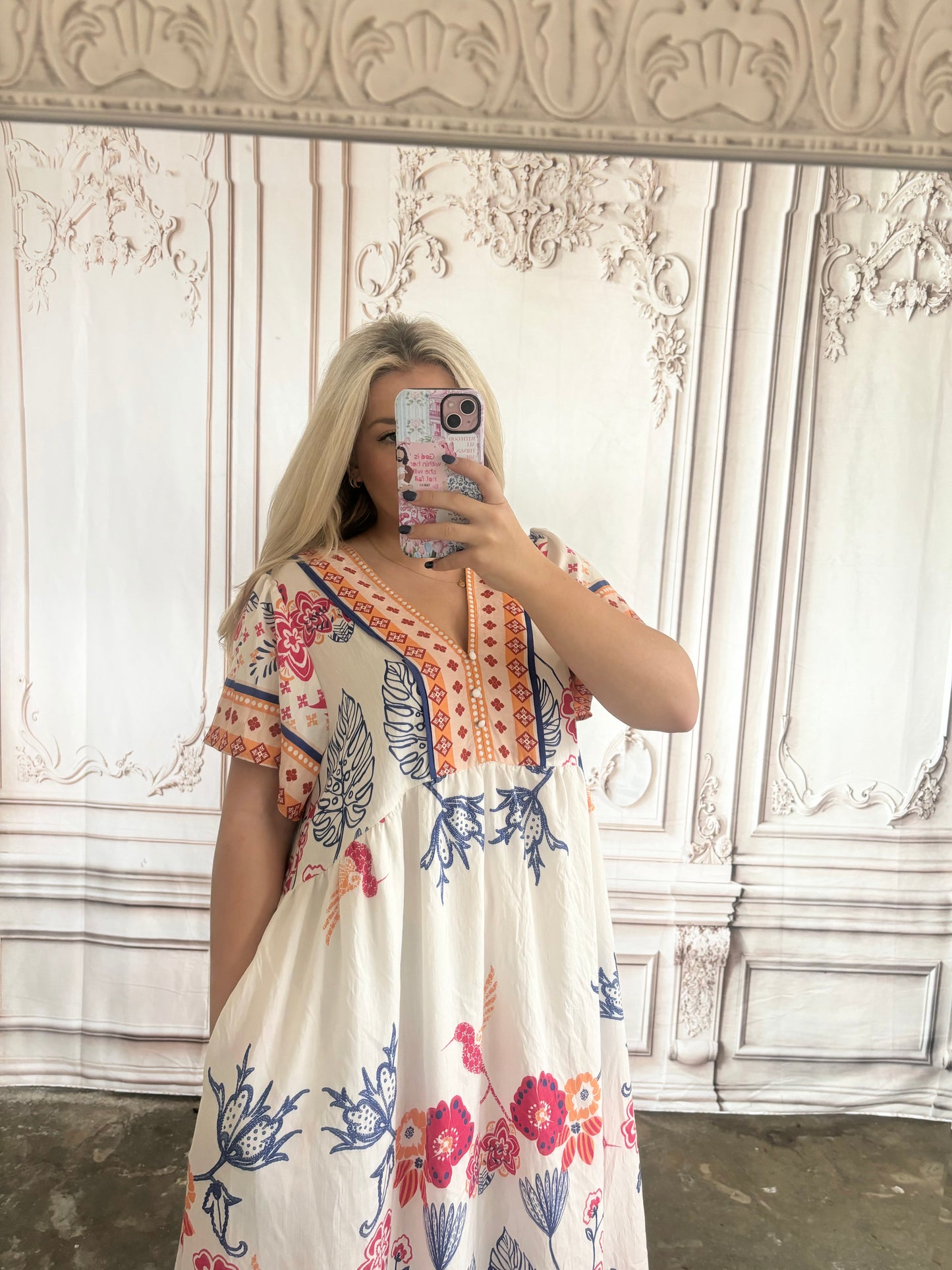 Pink Mix Dress